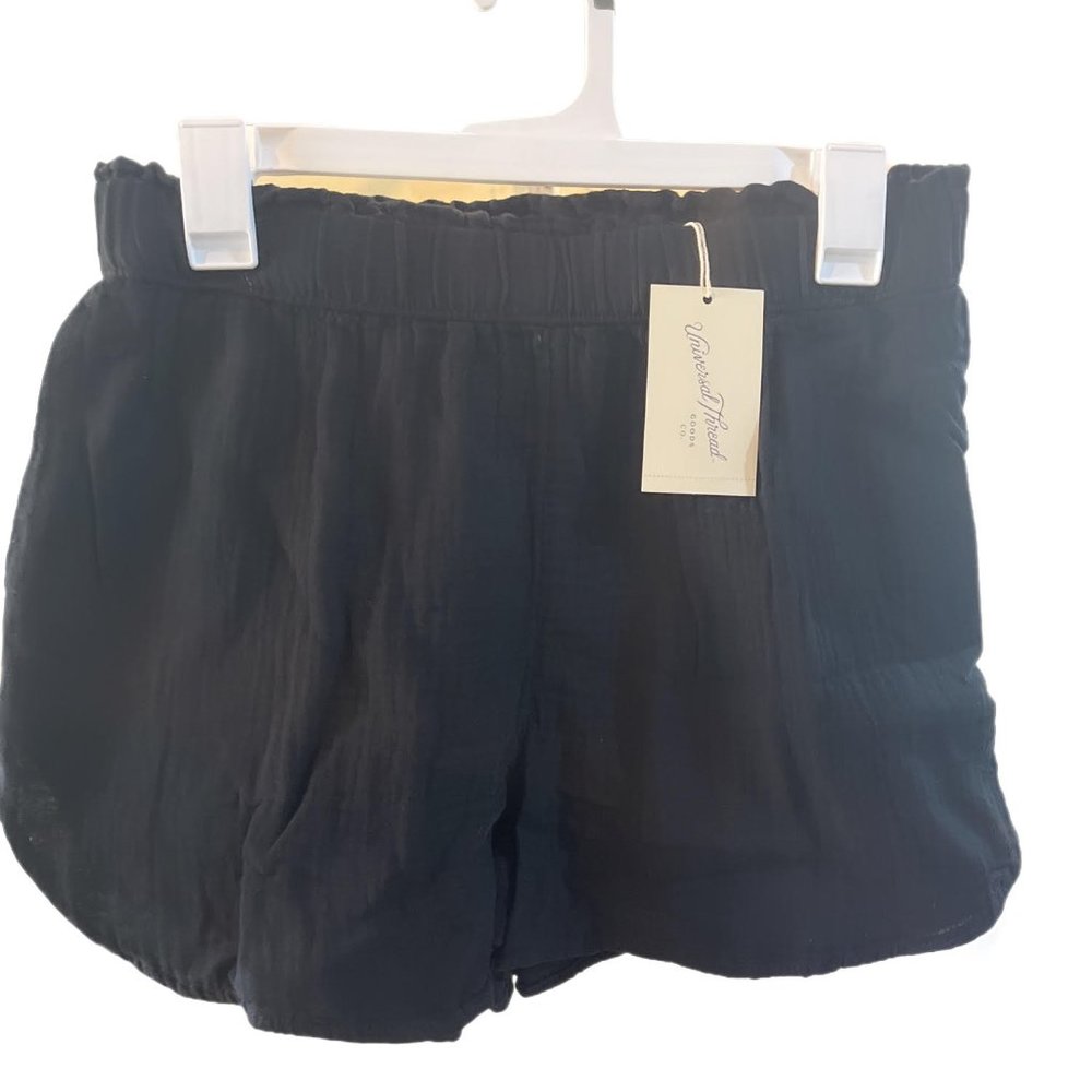 NWT - Black Linen Shorts